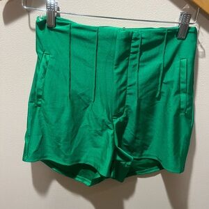 Emerald High Waist Women's Shorts
